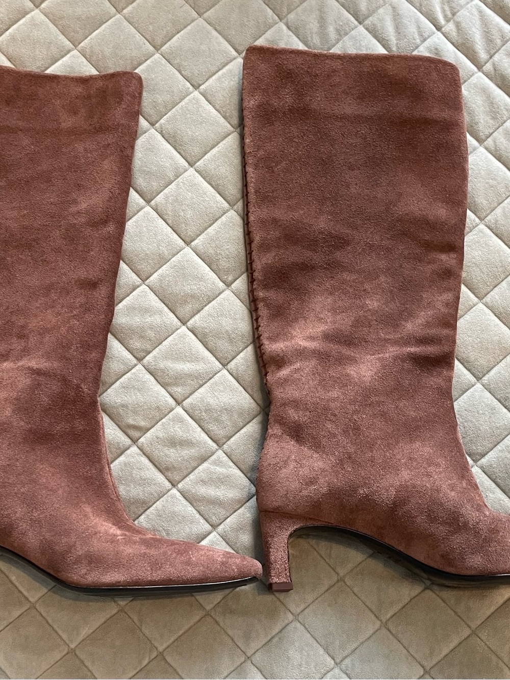 rag & bone Suede Mid-Calf Boots NWOT 38.5